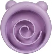 Slow Feeder Dog Bowl - Round Dog Slow Feeder, Dispensing Mat Feed Plate | Silicone Dog Lick Pad Crate Training Aids, Non Slip Slow Feeder, Feeding Slow Food Bowl for Puppies to Digestion