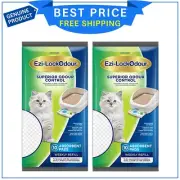 Ezi-Lockodour Absorbent Cat Litter 10 Pads Packet 2 Pack