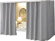 Mocarly Bunk Bed Curtain Home Bunk Bed Blackout Underbed Cloth Dorm Bed Single Twin Bottom Privacy Curtains