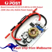 250W Boost Converter DC/DC 8.5-48V to 12-50V Output Step-up Module Mobile Power