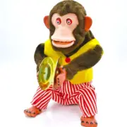 Musical Jolly Chimp Monkey Doll Toy Story Style Cymbals Figure Brand New Japan
