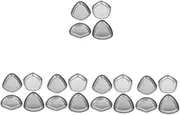 Cabilock Sets Small Stainless Steel Sauce Plate Dipping Dish for Soy Condiments Salads Hard Smooth Surface Pcs