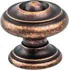 Artisan Inspired Euro Rustica Knob 1-3/16" Dia Rustic Copper