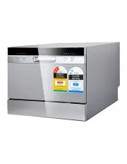 Devanti Benchtop Dishwasher 6 Place Settings in Silver