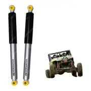 2 Rear 50mm RAW 4x4 Predator Silver Shock Absorbers for Holden Colorado RG I II