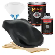 HOT ROD FLATZ Black Diamond Firemist Quart Kit URETHANE Flat Auto Car Paint Kit