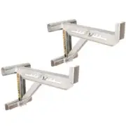 Metaltech 2-Rung Ladder Jack 21.75"X16.75" For Scaffold Extension Board (2-Pack)