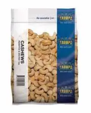 Trumps Cashews Roasted Unsalted 1 Kg x 1