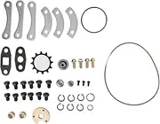 44pcs Standard Shaft Turbo Repair Kit For T3 T4 T04E T04B Turbo With Stable Performance Made Of Metal Alloy