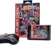 Astebros{US version} Roguelite Game for Sega Genesis/Mega Drive, Procedural Dungeons, 3 Characters, Single/Double Player
