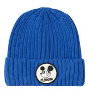 [Mini Rodini] Mini Rodini Ribbed-knit wool and cotton beanie Inch 18.9 blue