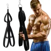 3 In 1 Tricep Rope Cable Attachment Pull Down Rope for Triceps Back & Shoulders