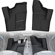 SAUTVS TPE Front Floor Mats for RZR XP 1000 14-23, Front Row Floor Liners All Weather Protection Slush Mats for Polaris RZR XP 1000 900 S XC Turbo 2014-2023 Accessories (2PCS, Front Left & Right)