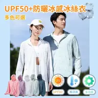 在飛比找momo購物網優惠-【South Life】UPF50+防曬冰感冰絲衣 - 女款