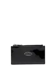 [Diesel] Diesel - Card holder in glossy leather - Card cases - Woman - Black UNI Black