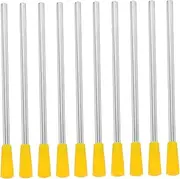 Abaodam 10pcs Chime Triangle Beater Metal Mallet: Iron Sound Rods - Percussion Striker - Dinner Bell Sticks - Rhythm Hammer for Classroom Outside Festival Instrument