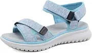 [Biilyli] Womens Fashion Comfortable Athletic Hiking Sandals 2024 Arch Support Sandals Summer simple Lightweight Outdoor Sport Walking Sandals Beach Shoes Non-slip Sandals Water Shoes