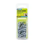 Zenith 8G x 30mm Zinc Plated Countersunk Head Wood Screws - 30 Pack