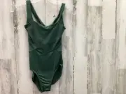 New Bloch Olive Green Camouflage Print Leotard Size PA