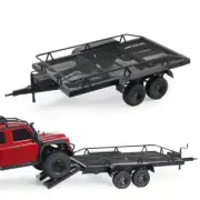Trailer Car Heavy-Duty Trailer Cargo Carrier Kit For 1/10 RC Rock Crawler Truck