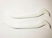Stained Glass Tools 2 Pieces FID Stained Glass Plastic Burnisher Flat Stained Glass Foil Holder Stained Glass Supplies for Stained Glass Work DIY Handicrafts