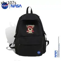 在飛比找蝦皮購物優惠-NASA聯名草莓熊書包女2023新款潮牌大容量學生後背包電腦