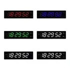 LED Digital Clock Living Room Dining Room Office Wall Hanging Alarm Clock