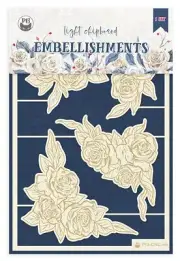 P13 Die-Cut Chipboard Embellishments 4"X6"-Once Upon A Time #03, 4/Pkg