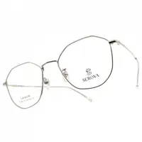 在飛比找蝦皮商城優惠-SEROVA 光學眼鏡 SL396 C2 文青造型細框款-金