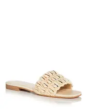 The White Lotus x Aqua Women's Slide Sandals - Exclusive