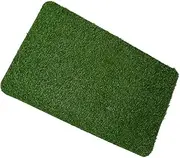 CANIGHT Turf Floor Mat Sun Artificial Turf Shape Mats U Artificial Grass Doormat Lawn Balcony Fake Doormats Outdoor Rug Front Fake Grass Rug Outdoor Outdoors Welcome for Faux Plastic Green