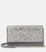 [Maison Margiela] Maison Margiela Glitter wallet on chain One Size silver