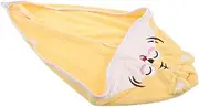 NULYLU Coral Fleece Dry Hair Hat Poop Garbage Shovel Cartoon Towels Sweat-Absorbent Handkerchief Turban Cap Towel Water Heater Dishwashers Mask Glasses Straps Hair Mask Towel Yellow