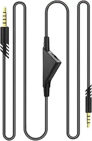 EZONEDEAL 3.5mm Gaming Headset Stereo Headset Cable Cord Audio Replacement Cable Cord for Astro A10/A40/A30/A50, A40 Inline Mute Cable
