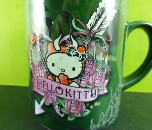 【震撼精品百貨】Hello Kitty 凱蒂貓 馬克杯-綠惡魔 震撼日式精品百貨