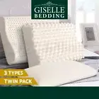 Giselle Bedding Natural Latex Pillow Talalay Pillows Contour/Egg Crate/Classic