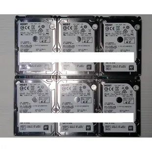 HGST 1TB 72000轉 2.5" SATA III 32M 9.5MM 筆電硬碟 HTS721010A9E630