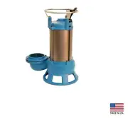 SEWAGE SHREDDER PUMP - Submersible - 2" - 1 Hp - 115V - 1 Phase - 7,920 GPH