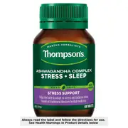 Thompsons Ashwagandha Complex Stress + Sleep 60 Tablets