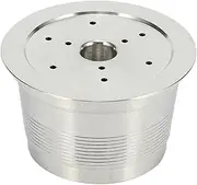 [xioaue] Compatible for Caffitaly Coffee Machine Maker Stainless Steel Refillable Reusable Capsule for Caffitaly Cafe Capsule