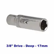 Kincrome K26059 - LOK-ON Deep Socket 17mm 3/8" Drive
