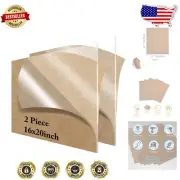 Durable 1/8" Thick Plexiglass Sheets (2-Pack) - Ideal for Displays & Projects