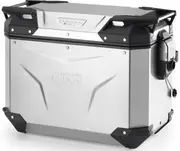 Givi Trekker Outback Evo Smart, side case Monokey-Cam-Side , color: Aluminium , size: 44 L