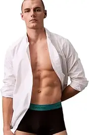[Calvin Klein] Men's Pride Edit ICON Cotton Stretch Low Rise Trunk 5PK Low Rise Trunks 5PK Underpants, B- by, GLCR, MLTN, P
