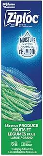 Ziploc Fresh Produce Bags Large - 15 Count