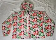 Adidas x Marimekko White Multicolor LongSleeve NWT Windbreaker HoodedJacket Sz S