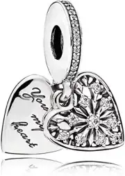 BN GENUINE PANDORA YOU MELT MY HEART CHARM - 796372CZ