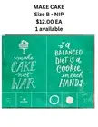 Chalk Couture Make Cake-Size B-NIP