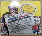 1991 Where's Waldo Adventure Cards Box With 24 Packs