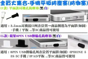 【全員大集合-手機平板防塵塞(防潮塞)】SONY傳輸線孔塞HTC充電線孔塞三星蘋果紅米機耳機孔塞SAMSUNG手機平板用